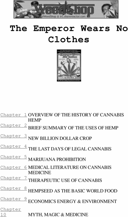 Product picture Jack Herer - The Emperor Wears No Clothes (Hemp)