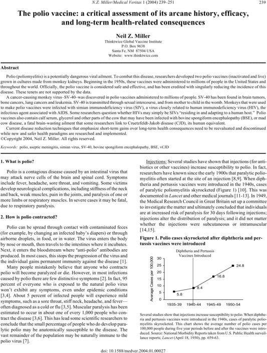 Product picture The Polio Vaccine